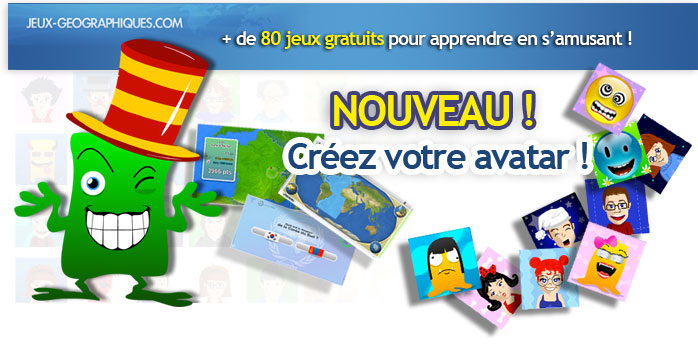 Creez votre avatar Jeux geo